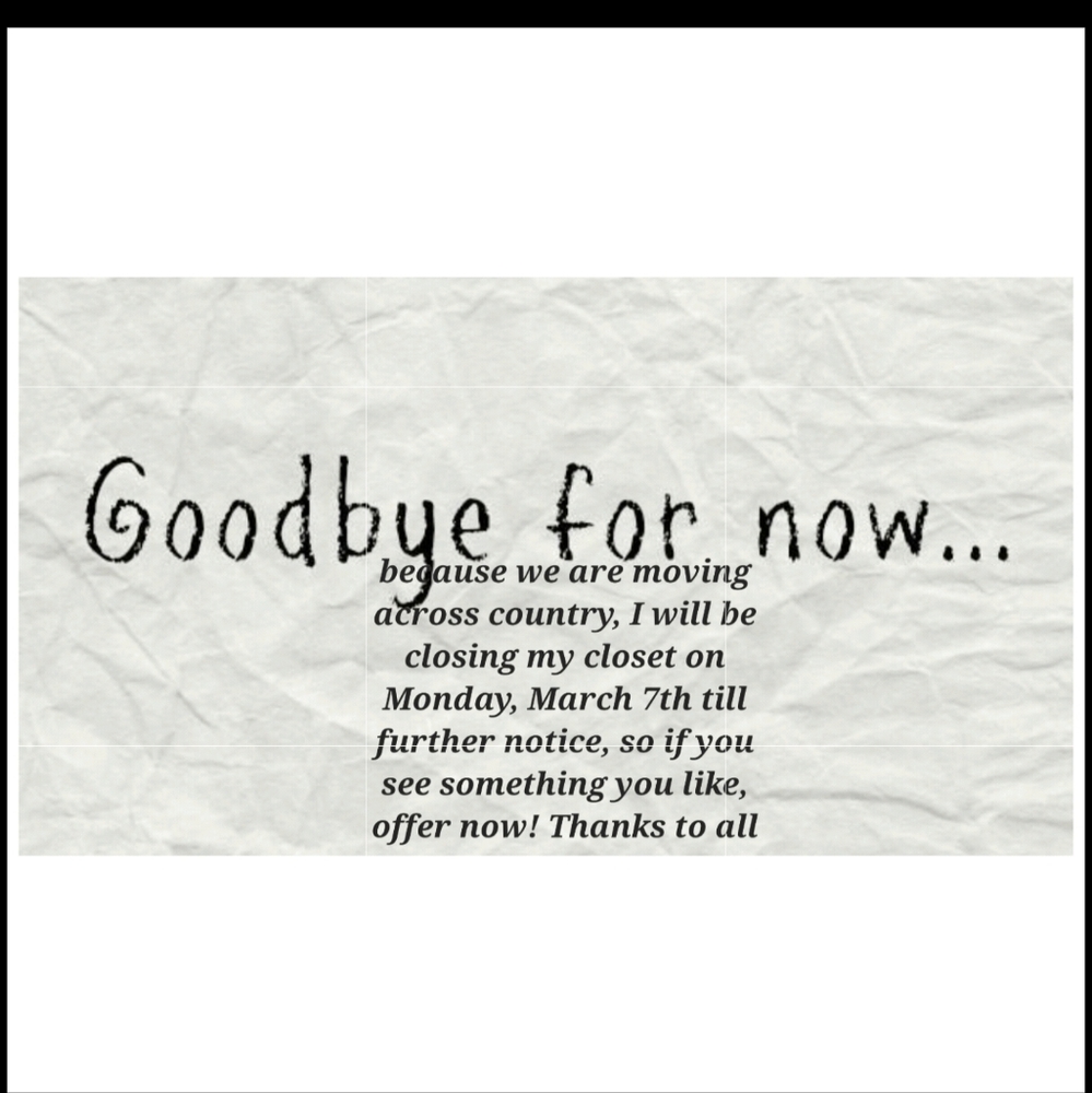 Thank you to everyone